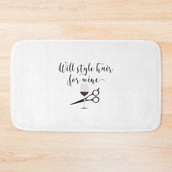 Item preview, Will Style Hair For Wine  designed and sold by ColorFlowArt.