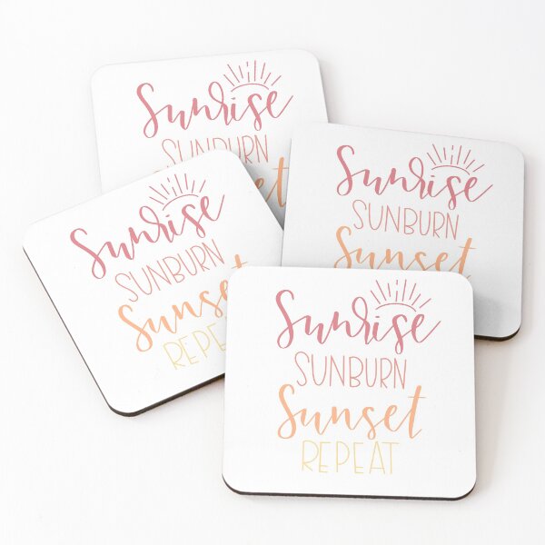 Item preview, Sunrise Sunburn Sunset Repeat  designed and sold by DanaElyse.