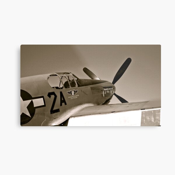 Artikel-Vorschau von Tuskegee Airmen P51 Mustang Kampfflugzeug, designt und verkauft von Amy McDaniel.