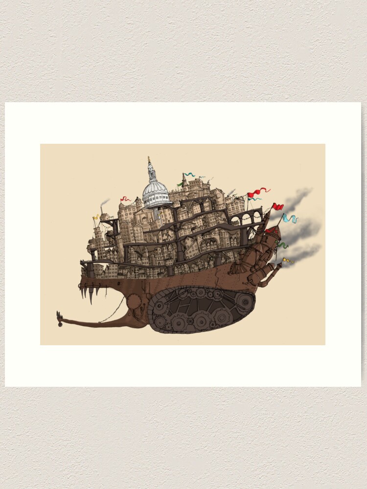 Thumbnail 2 of 3, Art Print, Mortal Engines: London designed and sold by sketchydoodle.