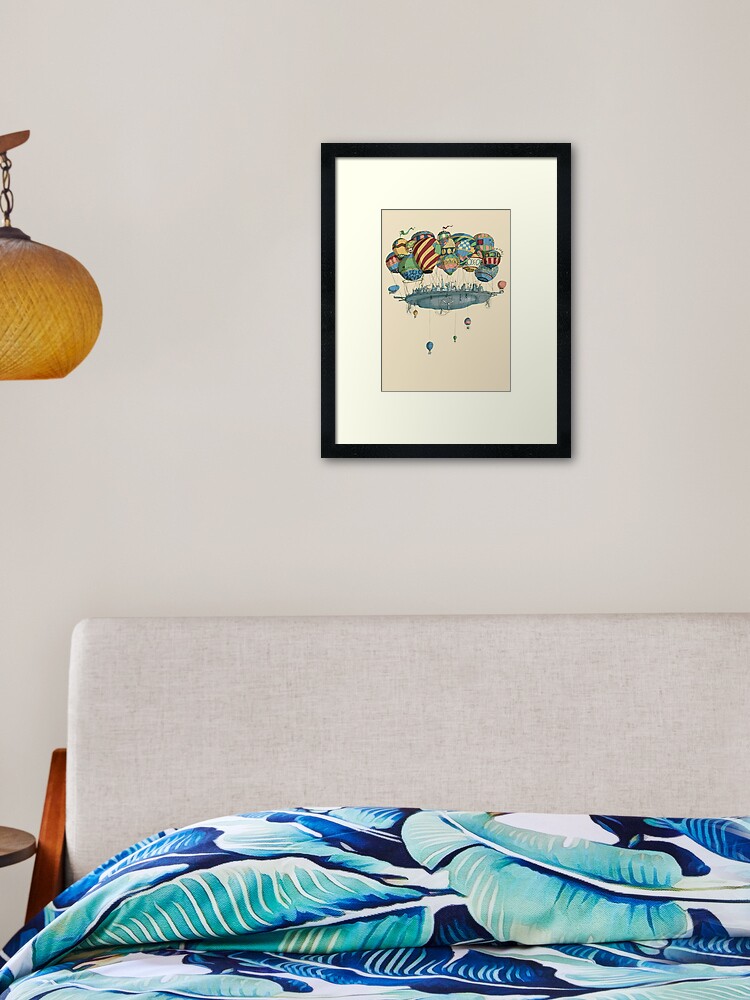 Thumbnail 1 of 7, Framed Art Print, Mortal Engines: Airhaven designed and sold by sketchydoodle.