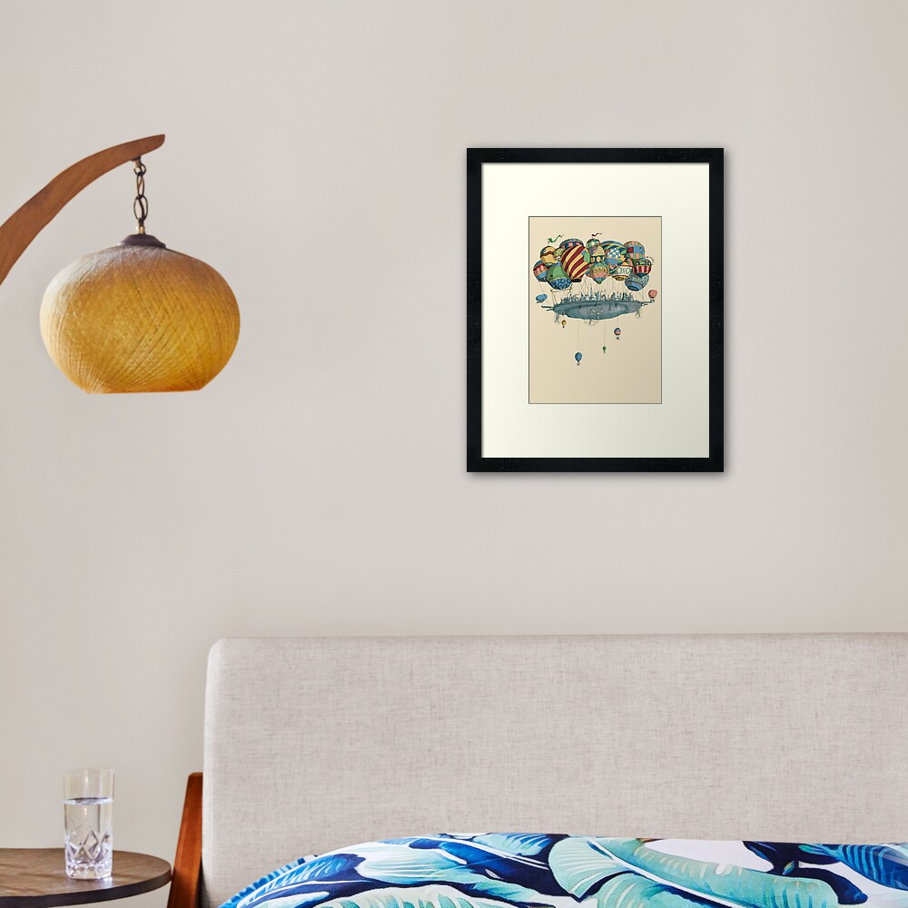 Item preview, Framed Art Print designed and sold by sketchydoodle.