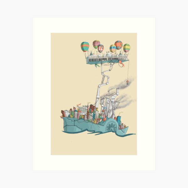Mortal Engines: Brighton Art Print