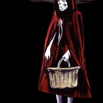 Artwork thumbnail, Little Blood Red Riding Hood by Zombie Rust