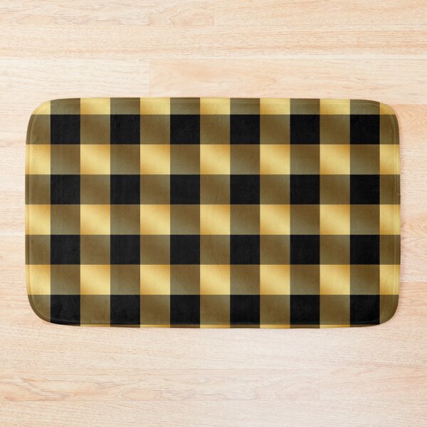 Item preview, Gold and Black Buffalo Plaid designed and sold by Darcy777.