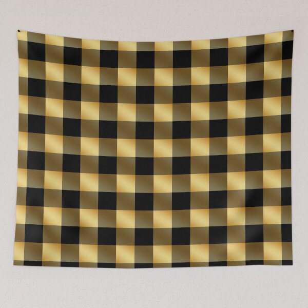 Item preview, Gold and Black Buffalo Plaid designed and sold by Darcy777.