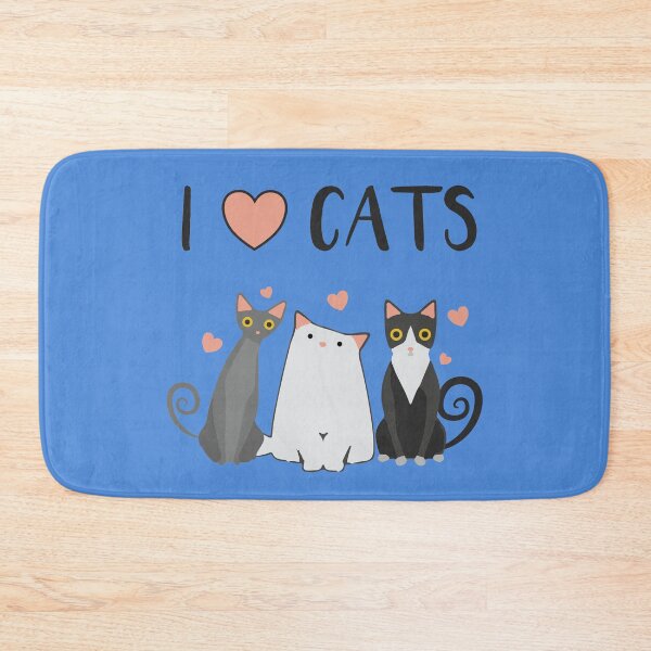 Item preview, I Love Cats Three Cute Kitties designed and sold by SwagHut.