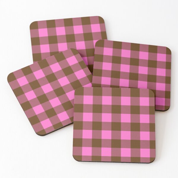 Item preview, Pink and Brown Buffalo Plaid designed and sold by Darcy777.