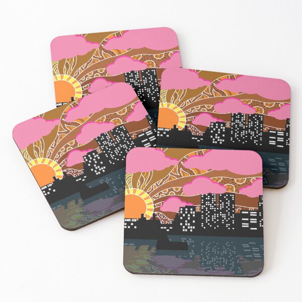 Item preview, Psychedelic Cityscape  designed and sold by kezignosaur.