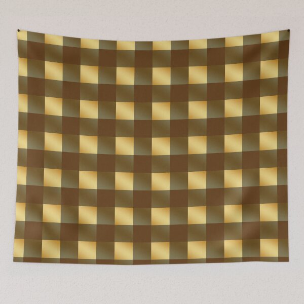 Item preview, Gold and Brown Buffalo Plaid designed and sold by Darcy777.