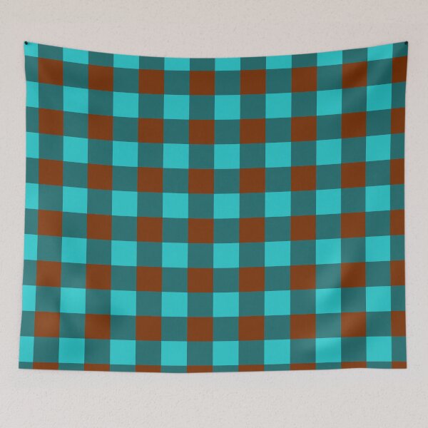 Item preview, Teal and Brown Buffalo Plaid designed and sold by Darcy777.