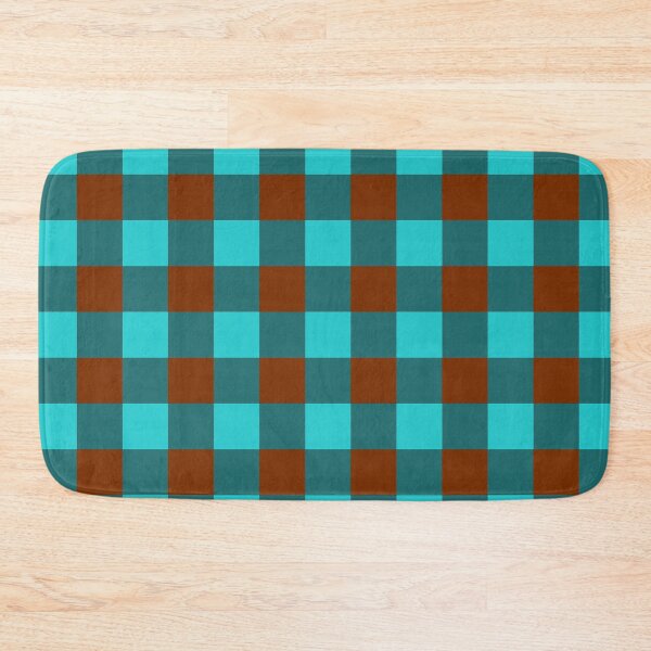 Item preview, Teal and Brown Buffalo Plaid designed and sold by Darcy777.