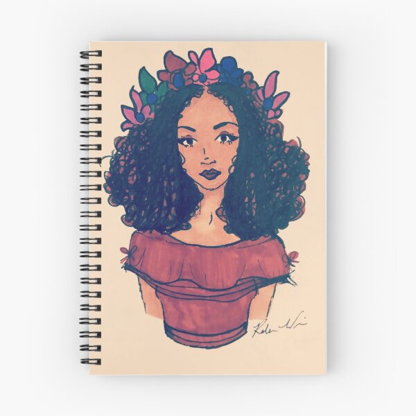 Item preview, Flowers in her hair designed and sold by Beccadraws.