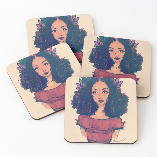 Item preview, Flowers in her hair designed and sold by Beccadraws.