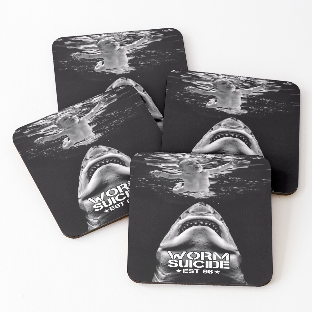 Item preview, Coasters (Set of 4) designed and sold by wormsuicide.