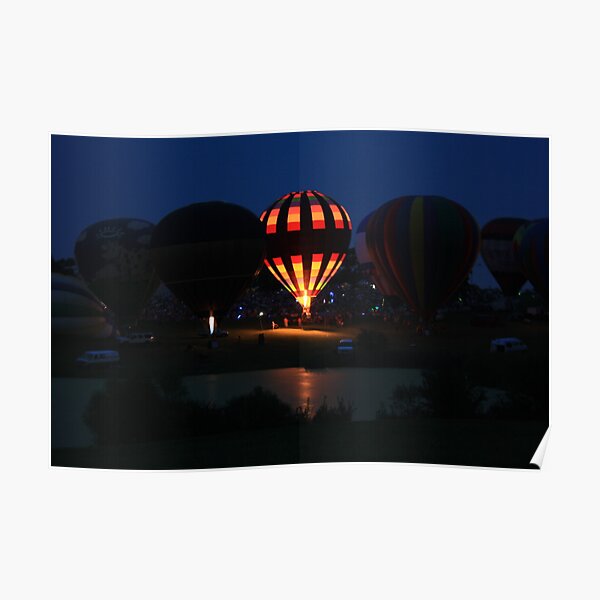 Balloon Glow Poster