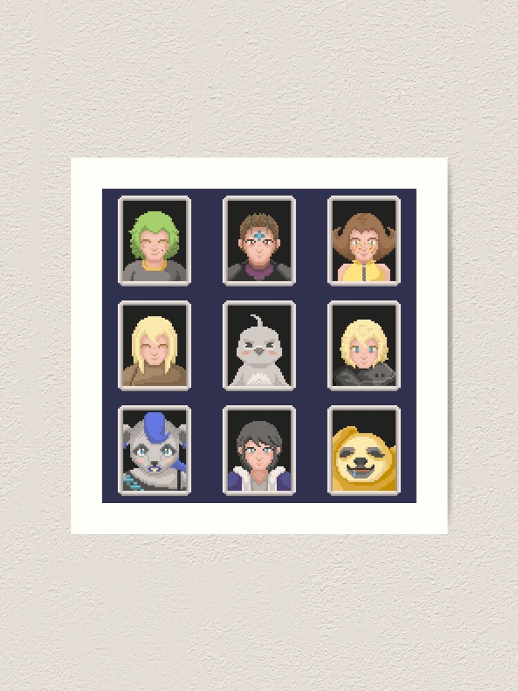 Alternate view of REALM Portraits Art Print