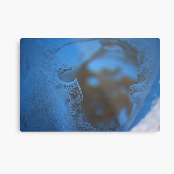 Glacier Ice Metal Print