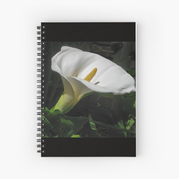 Arum lily Spiral Notebook
