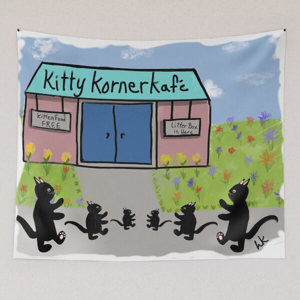 Item preview, Kitty Korner Kafe designed and sold by Helen Knecht.