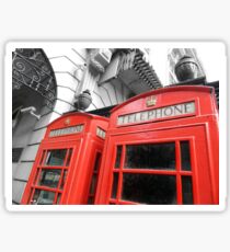 Red London Sticker