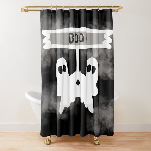 Halloween Friendly Ghosts Shower Curtain