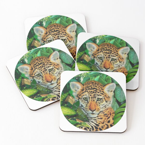 Item preview, Jaguar Cube Sticker. designed and sold by Sadoart.
