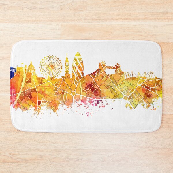 Item preview, London skyline map city Tower #london designed and sold by JBJart.