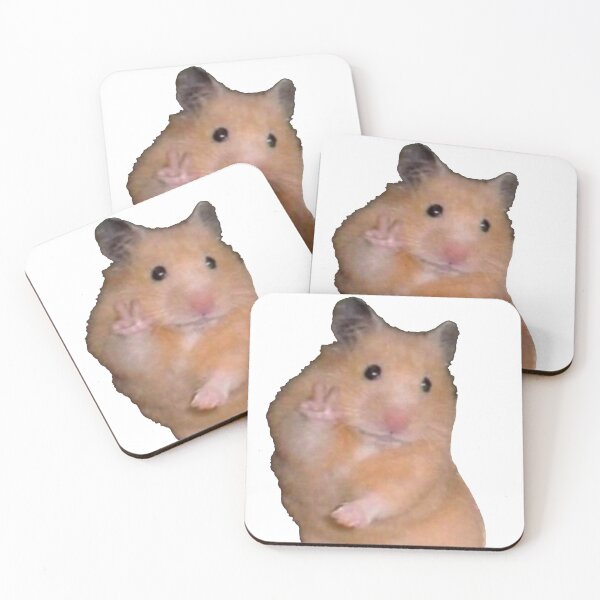 Item preview, Peace Sign Hamster  designed and sold by BoxBoxSnail.