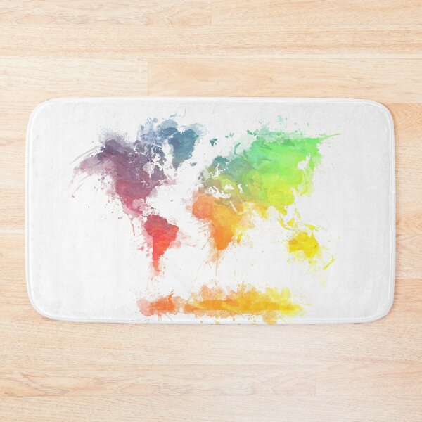 Item preview, World Map splash 4 #worldmap #map designed and sold by JBJart.