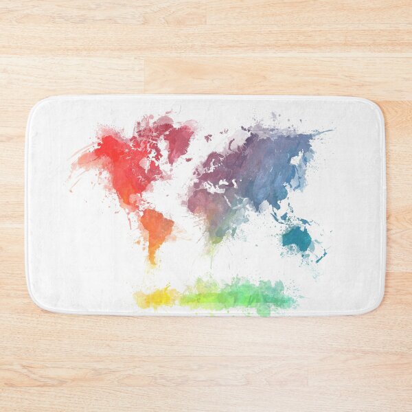 Item preview, World Map splash 3 #worldmap #map designed and sold by JBJart.