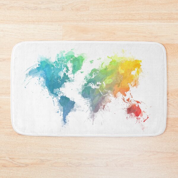 Item preview, World Map splash 1 #worldmap #map designed and sold by JBJart.