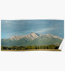 Mount Princeton, Colorado At Sunrise Poster
