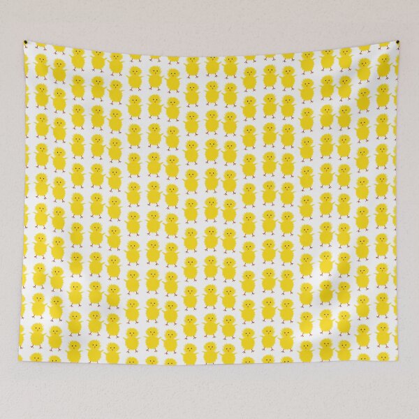 Item preview, 3 Fluffy Chicks White background designed and sold by nutmegfairy.