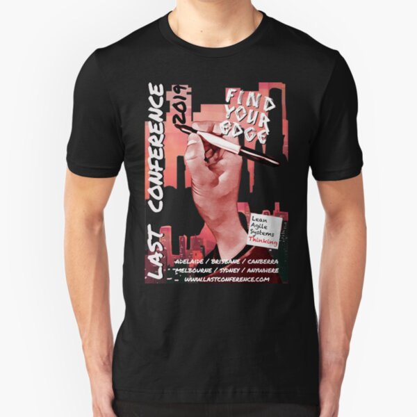 LAST Conference 2019. Marker of Collaboration. Slim Fit T-Shirt