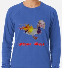 Parks und Erholung Flammenente Leichtes Sweatshirt