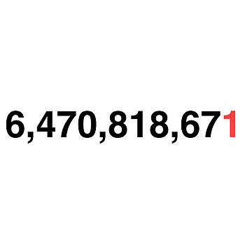 Artwork thumbnail, 6 Billion People by sophiastyler
