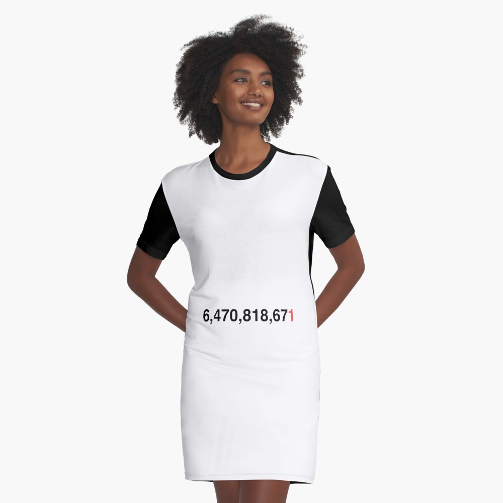 Item preview, Graphic T-Shirt Dress designed and sold by sophiastyler.