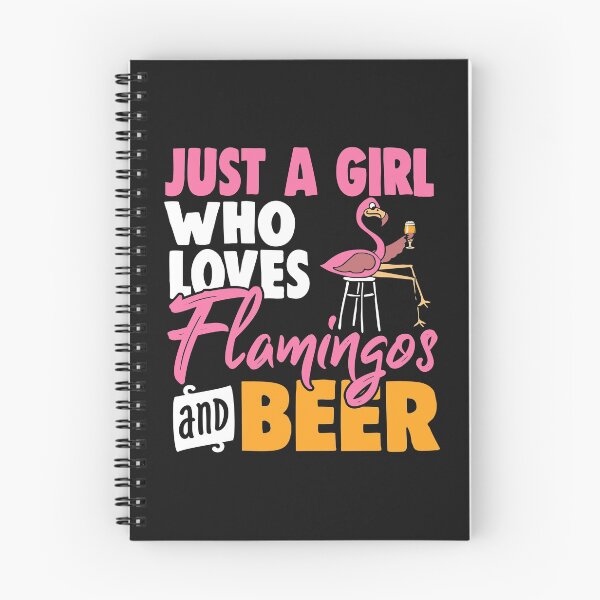 Item preview, Womens Flamingo product I Just A Girl Who Loves Flamingos And Beer designed and sold by biNutz.