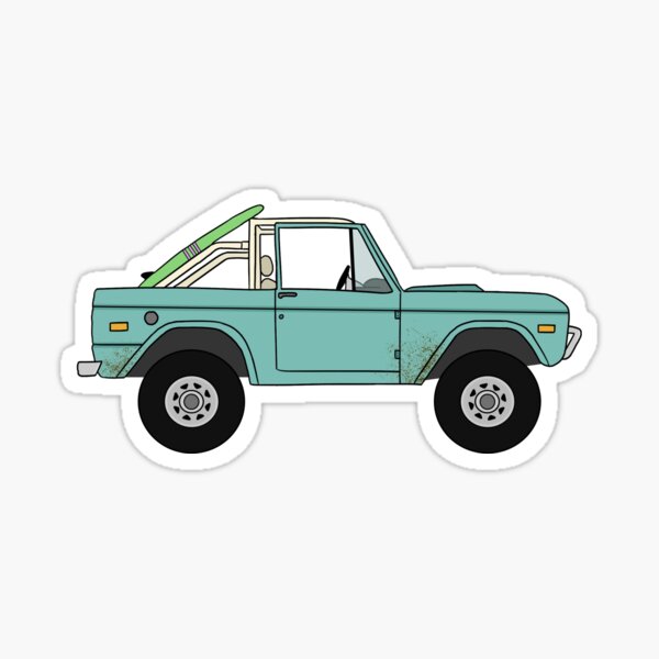 Aperçu de l'œuvre Camion avec planche de surf créée et vendue par Frizzsketch.