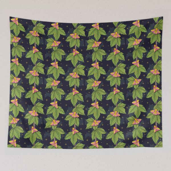 Item preview, Rosy Maple Moths designed and sold by somecallmebeth.