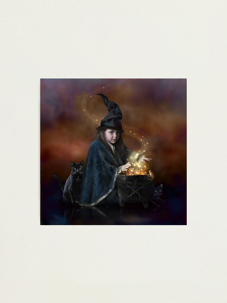 Alternate view of The Little Witch Photographic Print