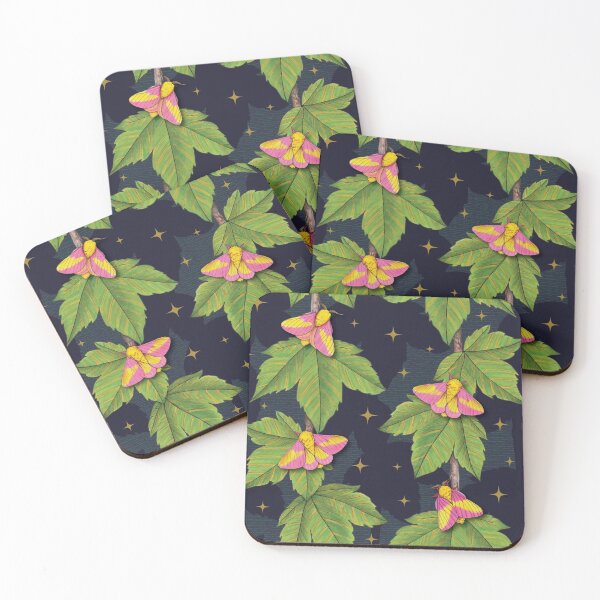 Item preview, Rosy Maple Moths designed and sold by somecallmebeth.