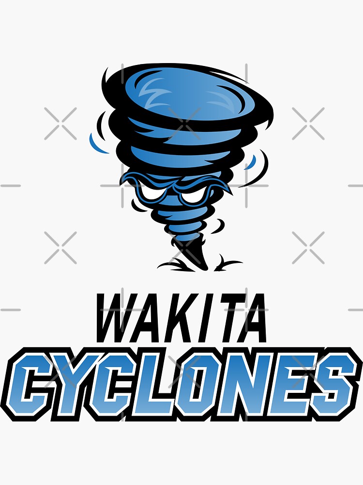 "Wakita Cyclones" Sticker for Sale by dschaub Redbubble
