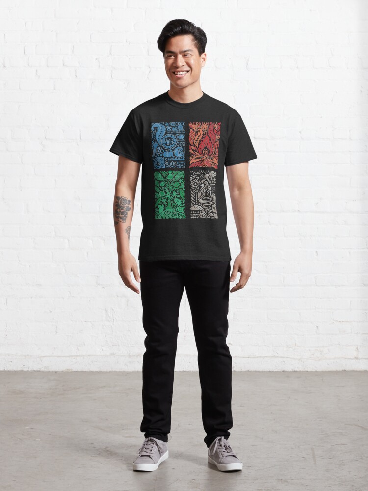 Alternate view of Four Elements of Nature Classic T-Shirt