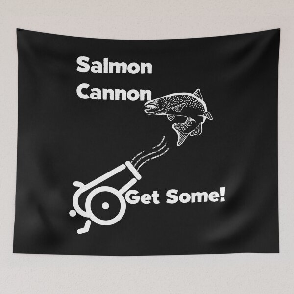 Item preview, Salmon Cannon Blast them up stream designed and sold by dcanimal.