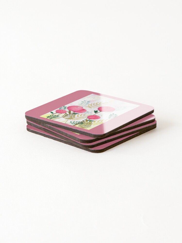 Thumbnail 4 of 5, Coasters (Set of 4), Abstract Flower designed and sold by RJLaribee.