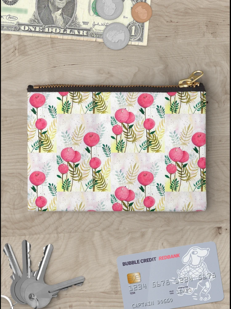 Thumbnail 3 of 4, Zipper Pouch, Abstract Flower designed and sold by Robin Laribee.