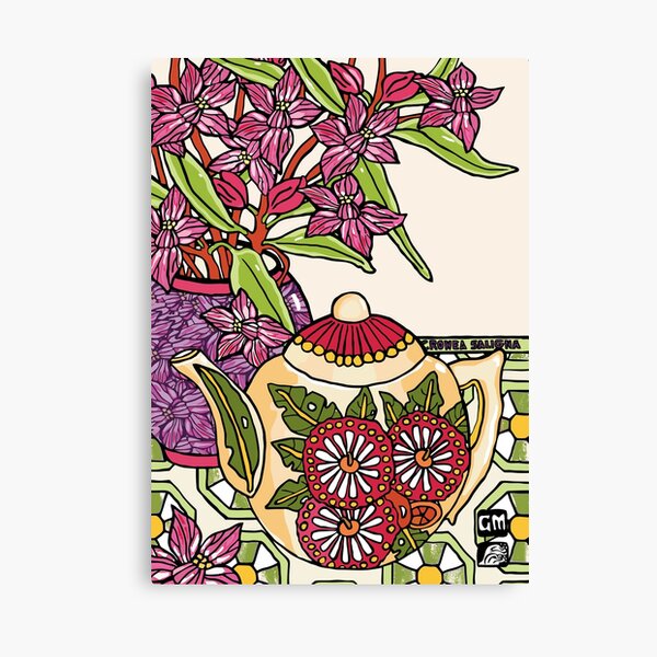 Crowea Saligna Still Life Canvas Print