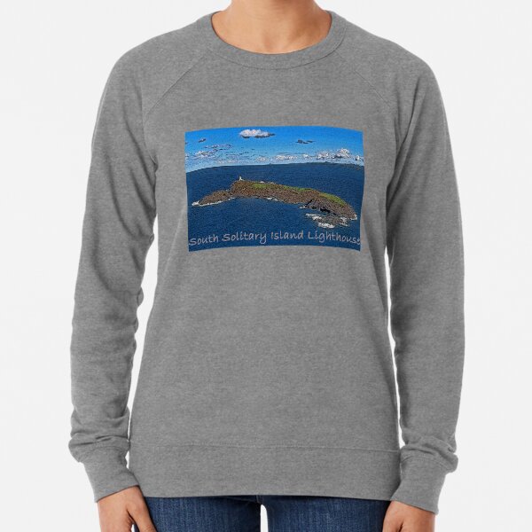 South Solitary Island Lighthouse 2 Lightweight Sweatshirt